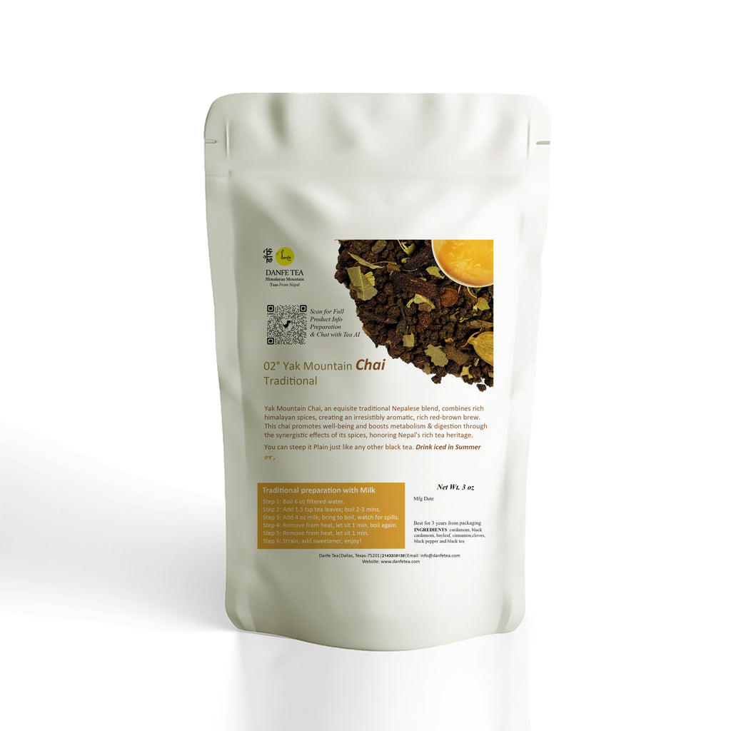 02°  Yak Mountain Loose Leaf Masala Chai Tea
