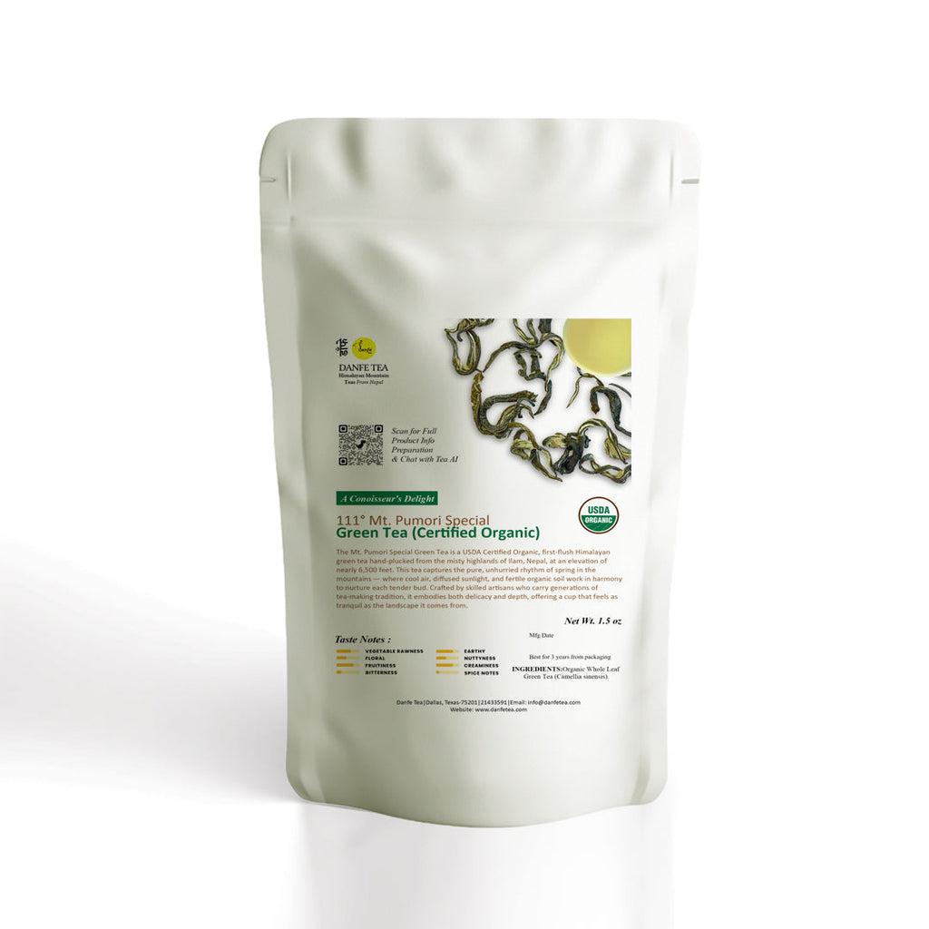 111° Mt. Pumori Special Green Tea – USDA Certified Organic