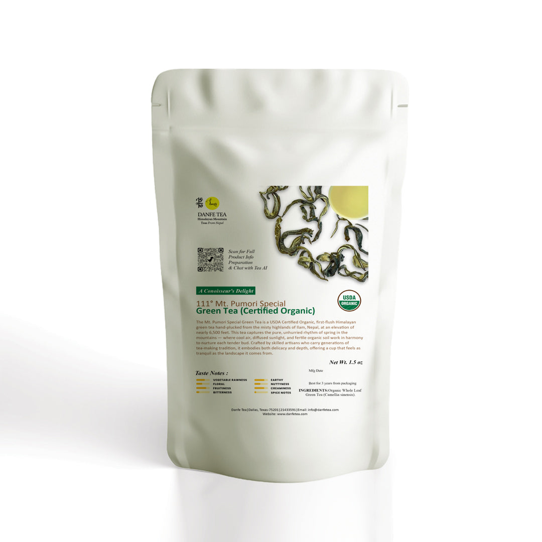 111° Mt. Pumori Special Green Tea – USDA Certified Organic