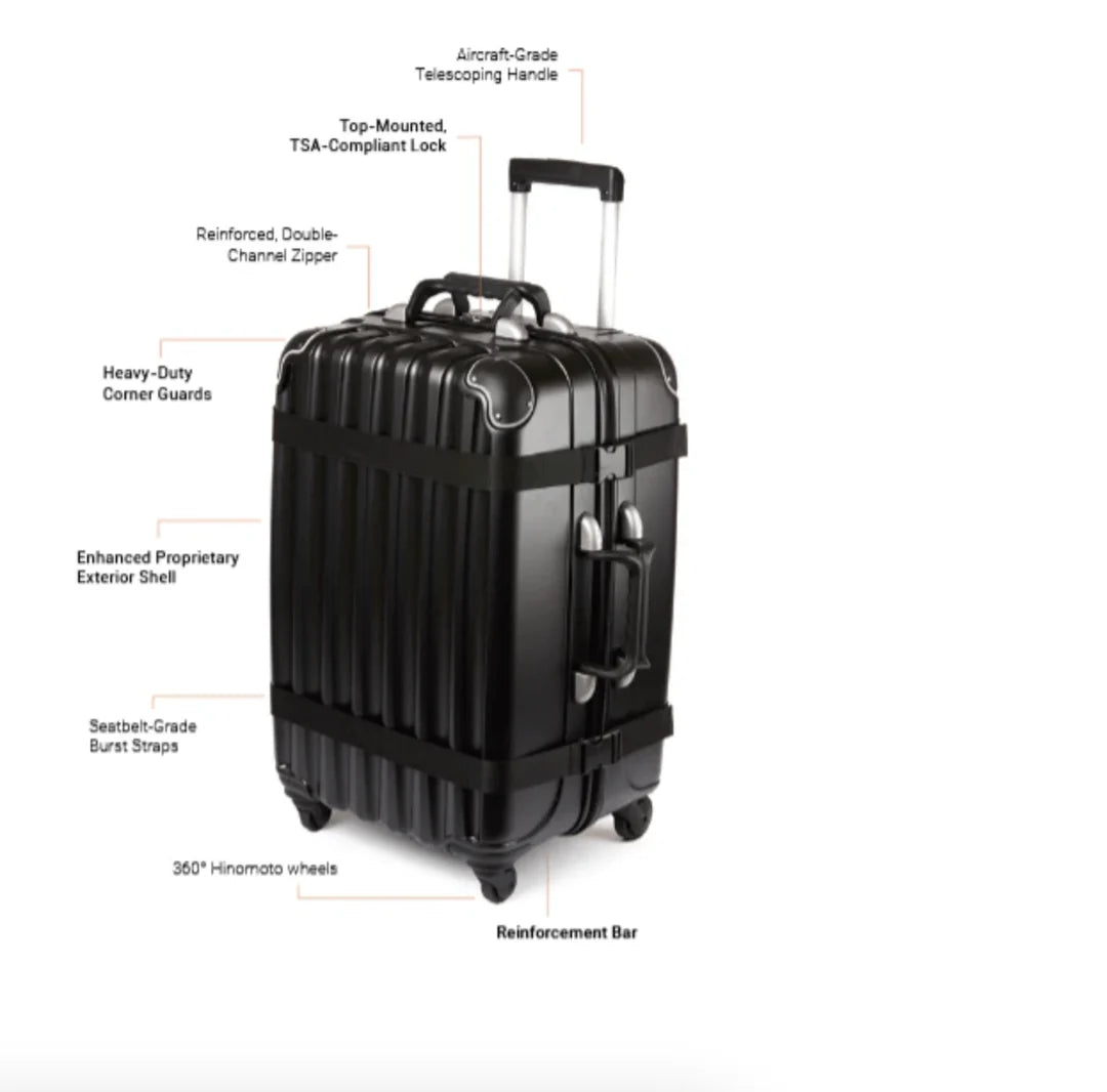 VinGardeValise® Picolo - 5 Bottle Wine Suitcase