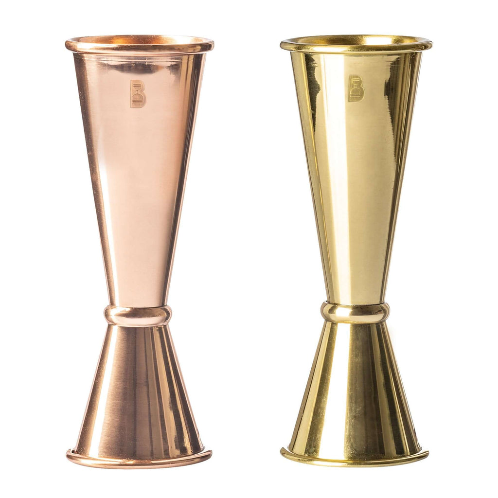 100% Copper or Brass Japanese-style Jiggers