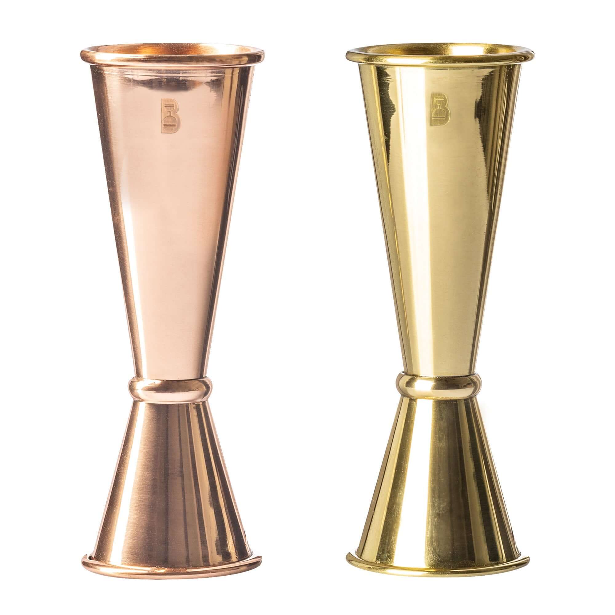 100% Copper or Brass Japanese-style Jiggers