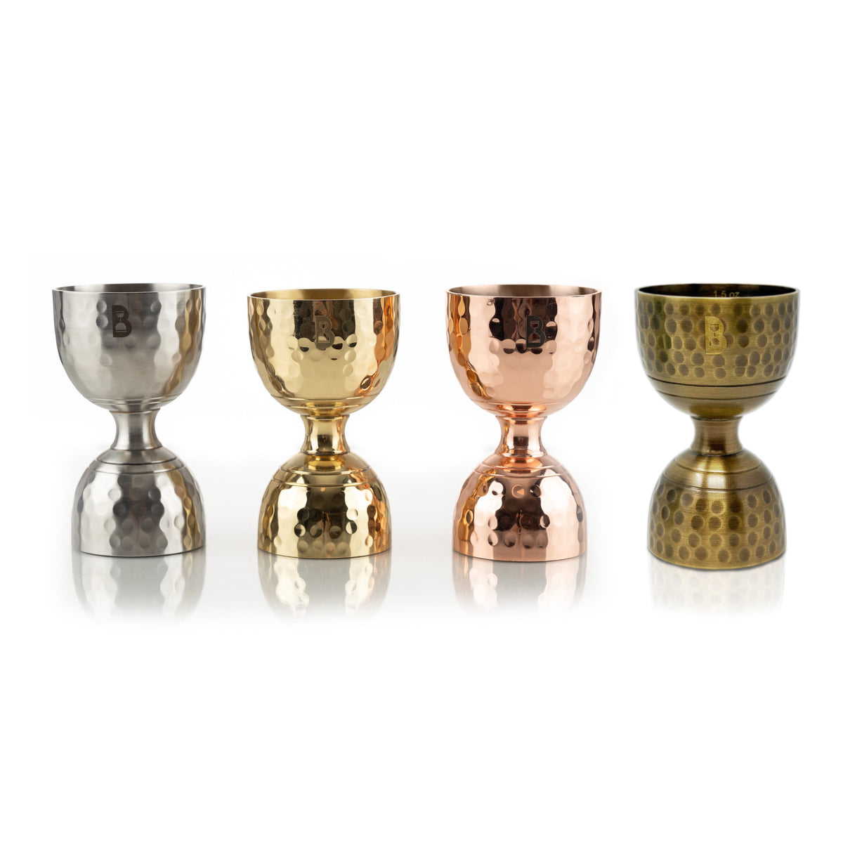 Hammered Bell Jiggers