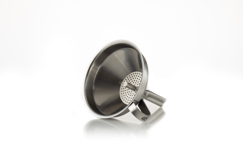Funnels with Strainers