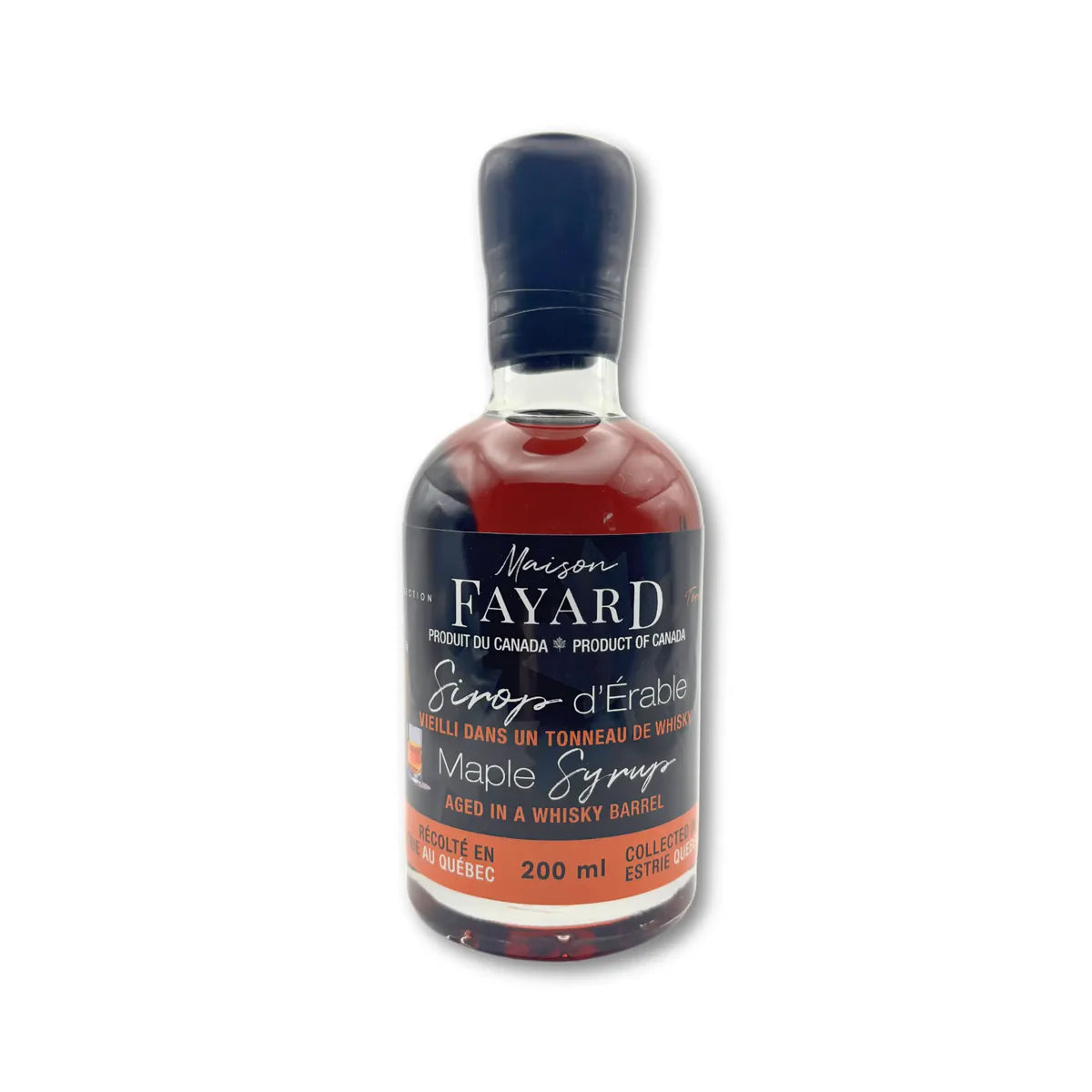 Aged Maple Syrup iaged n Whisky Barrel