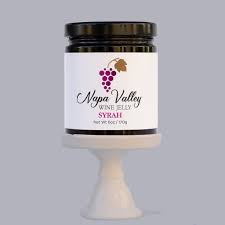 Syrah Wine Jelly, Napa Valley Wine Jelly