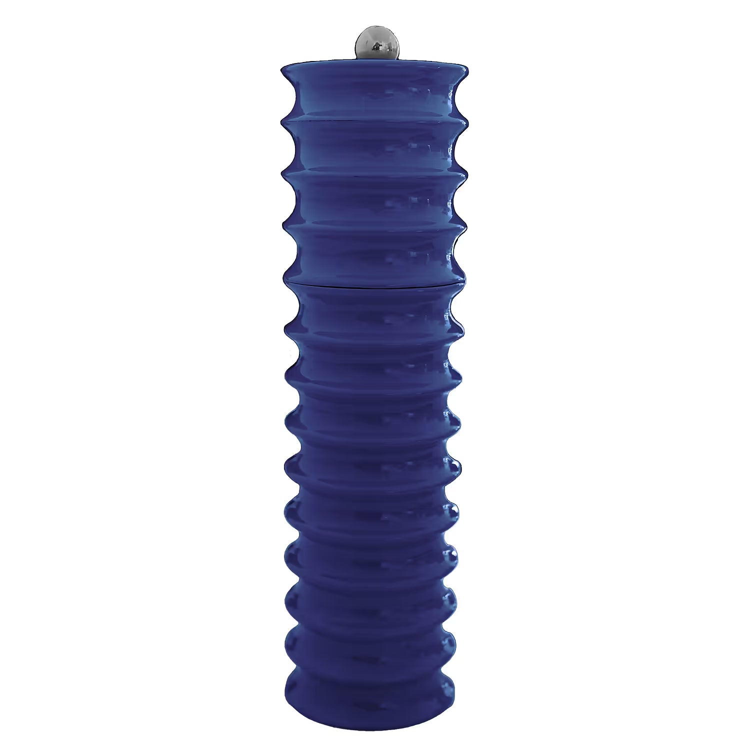 Navy Twister Salt and Pepper Mill