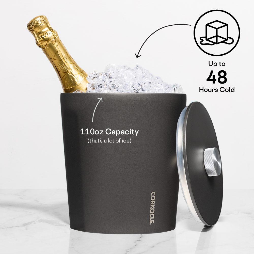 Corkcicle Ice Bucket Ceramic Slate