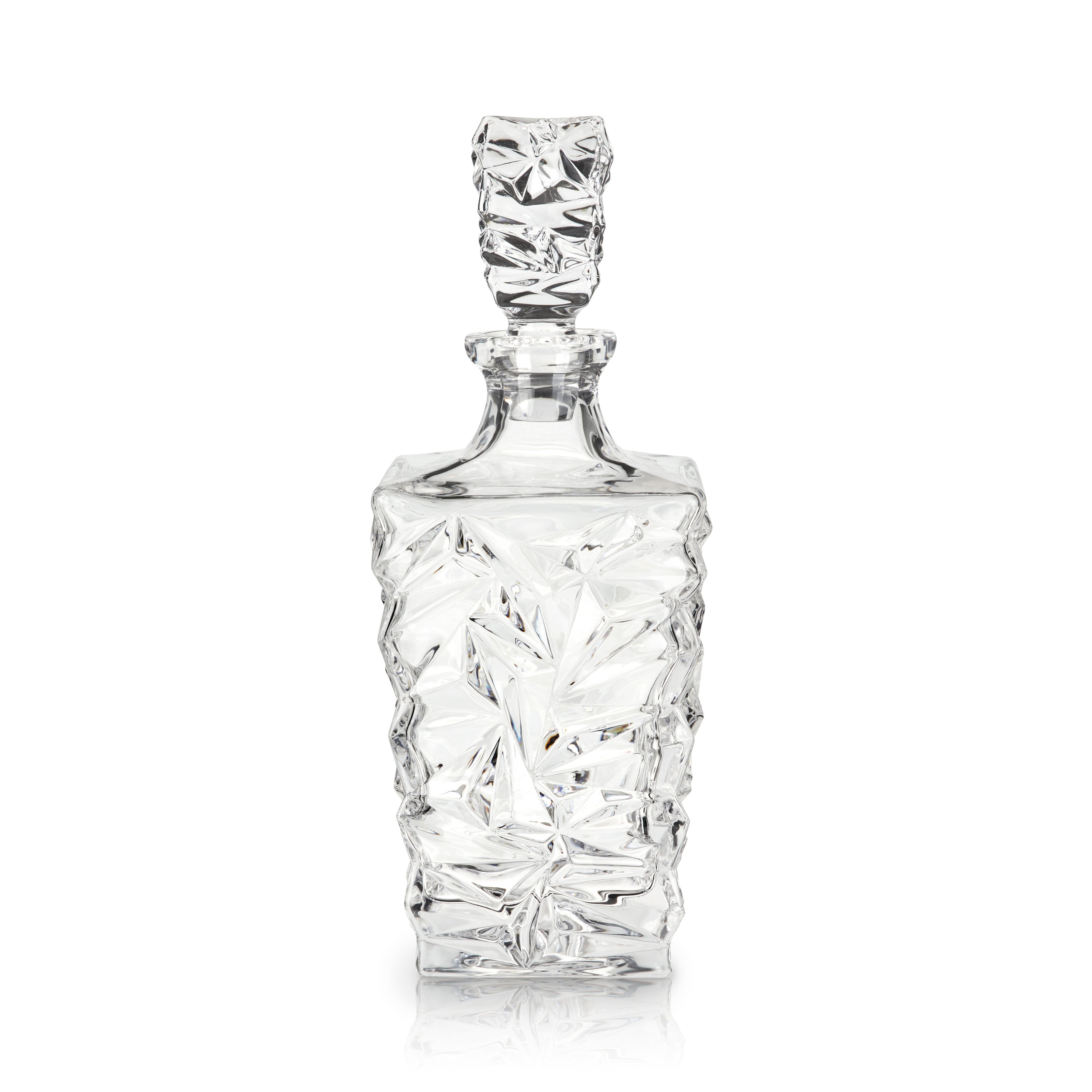 Prism Crystal Whiskey Decanter