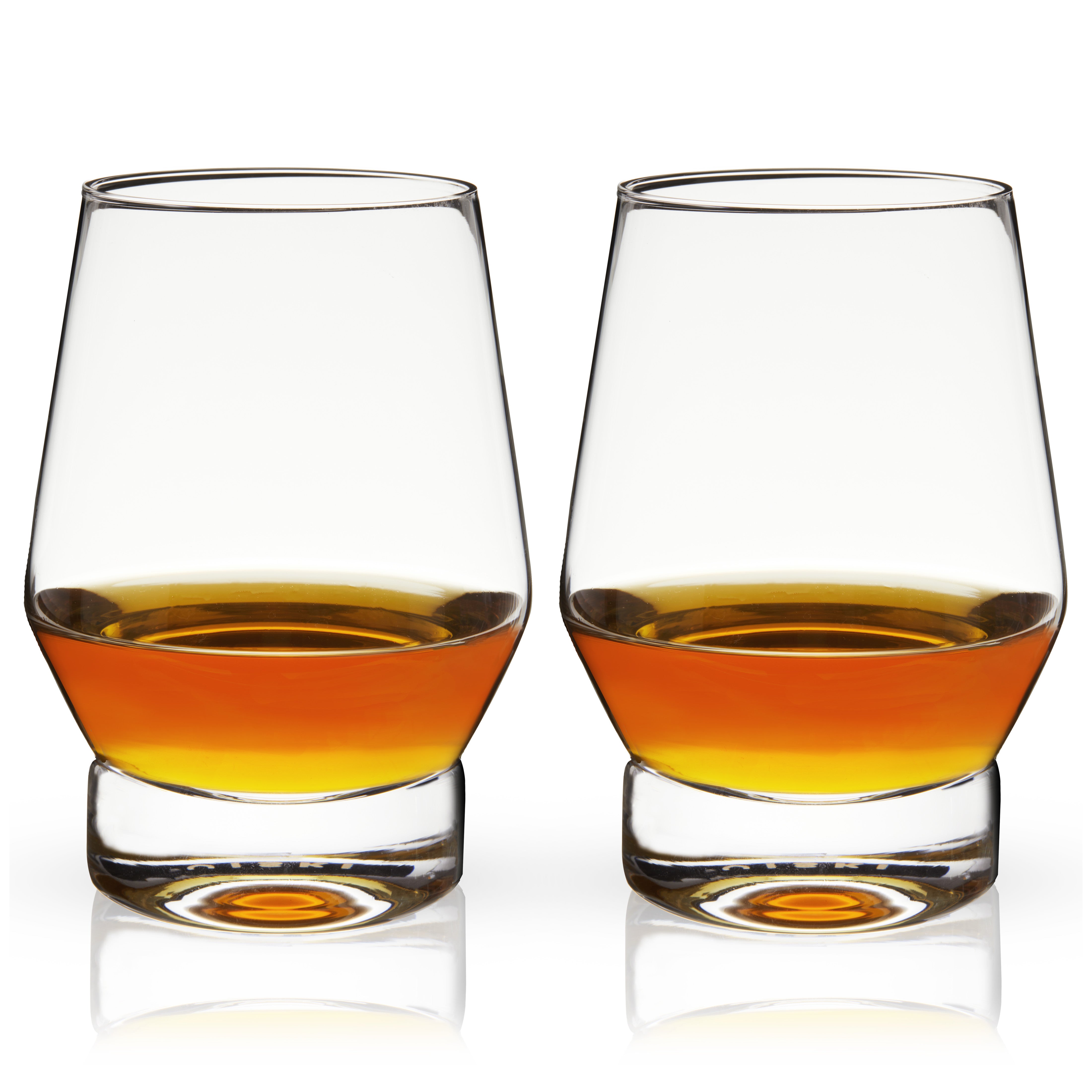 Raye Heavy Base Crystal Whiskey Glasses Set of 2 – Maison Fayard